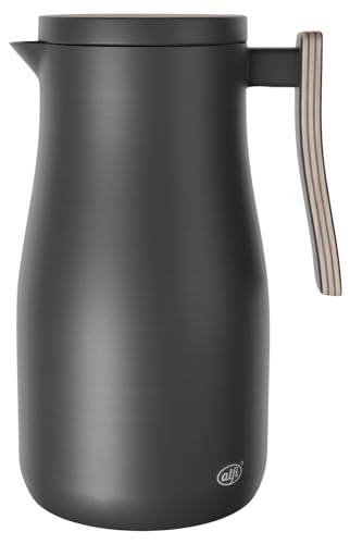 alfi STUDIO ALLURE 1.0l, champagne gold with wooden elements, insulated jug made of double-walled stainless steel, keeps hot for 12 hours, cold for 24 hours, screw cap, large opening, BPA-free on sale